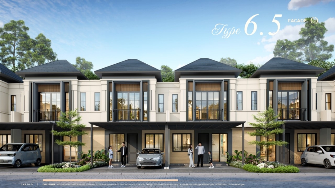 Fasad Tipe 6.5 Castillo at Terravia BSD City