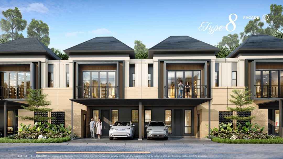 Fasad Tipe 8 Castillo at Terravia BSD City