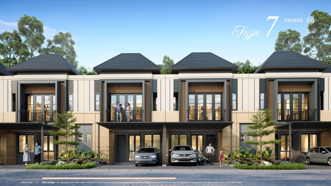 Fasad Tipe 7 Castillo at Terravia BSD City