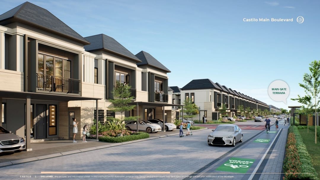 Pedestrian dan Jalur Sepeda Terravia BSD City